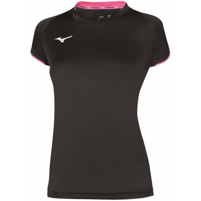 Camisa Mizuno Core SS Tee Mujer - Negros - Chile M478CWQDTI